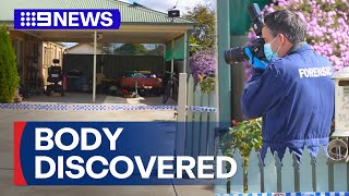 Man arrested after woman’s body discovery in regional Victoria town | 9 News Australia