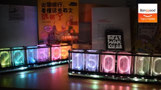 Full Color RGB Glow Tube Clock Kit | LED Music Spectrum Kit - Banggood Toy