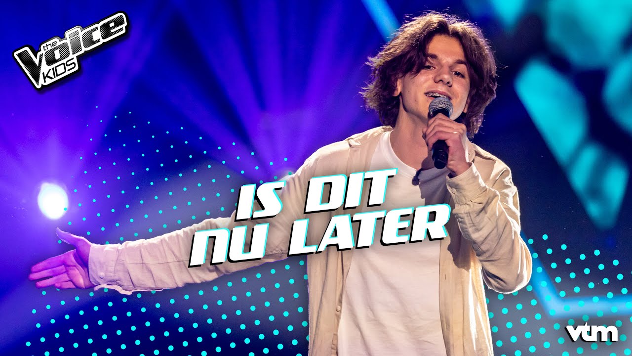 Mirko 'Is dit nu later' Blind Auditions The Voice Kids VTM YouTube Mirko 'Is dit nu later' Blind Auditions The Voice Kids VTM YouTube