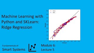 Machine Learning with Python and SKLearn: Ridge Regression