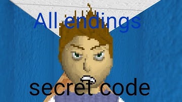 All endings + secret code - kuba