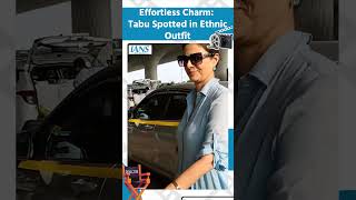 Effortless Charm: Tabu Spotted in Ethnic Outfit