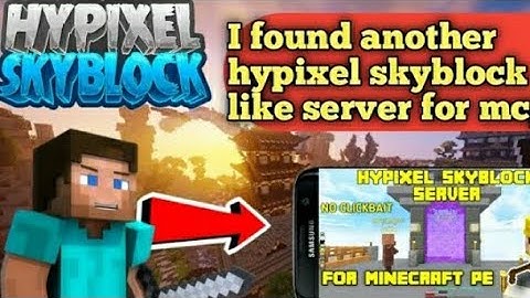 server like hypixel skyblock || thunder official