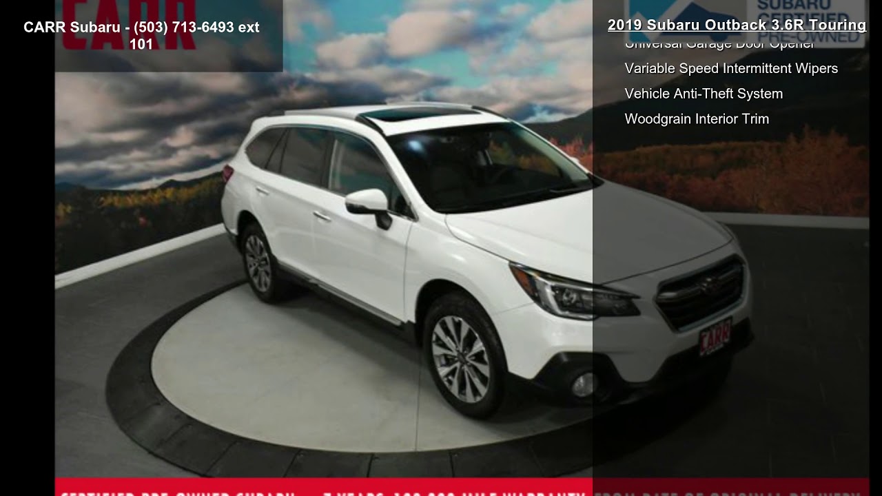 2019 Subaru Outback 3 6r Touring