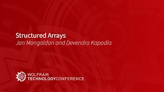 Structured Arrays