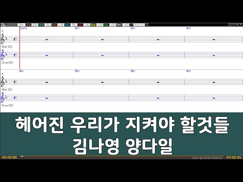 [은성 반주기] 헤어진우리가지켜야할것들 - 김나영 양다일