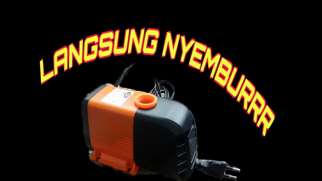 UJI COBA MESIN POMPA AIR KOLAM YUKARI SP-106