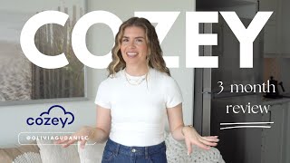 COZEY ATMOSPHERE SOFA REVIEW (SMALL SPACE EDITION) | Olivia Gudaniec #cozey #cozeycouch #cozeysofa