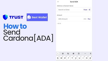 How to Transfer or Send Cardano [ADA] from Trust Wallet to Best Wallet