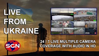 Live from Ukraine - 24/7 Multiple Live Camera Views with Audio in HD April 6 2023 Part 2