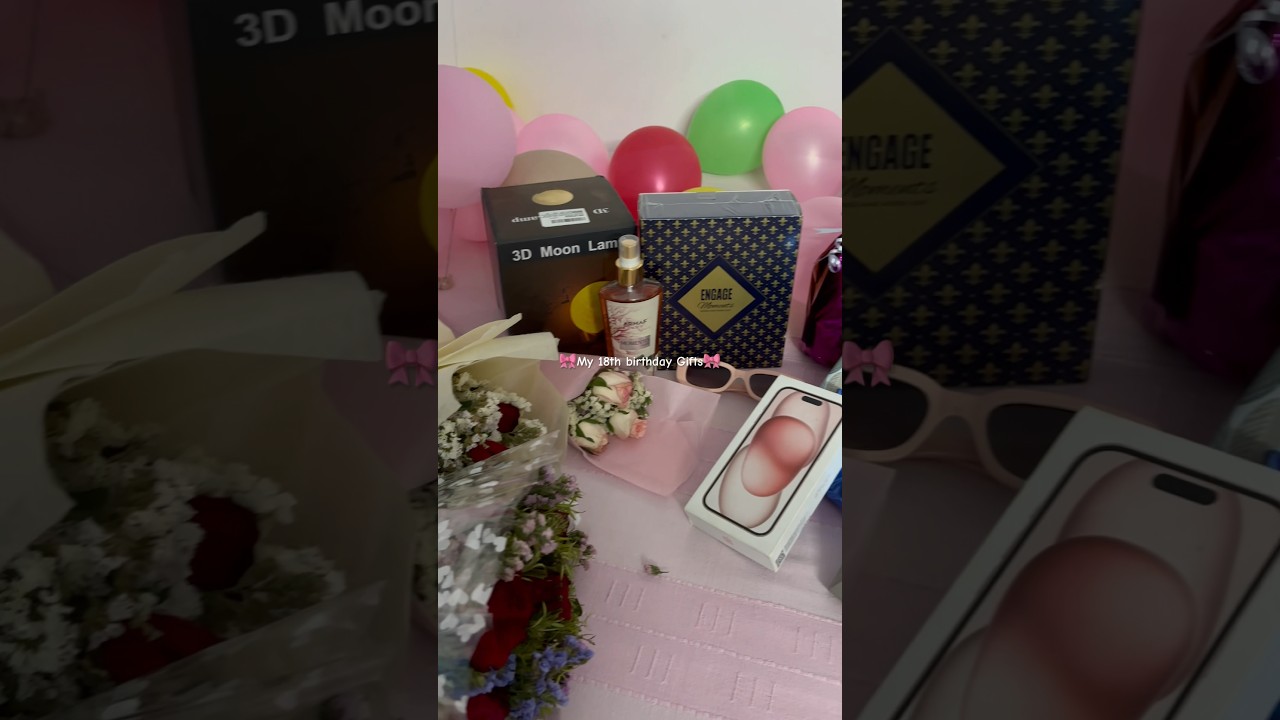 18th birthday gifts 🫶🏻🎀 