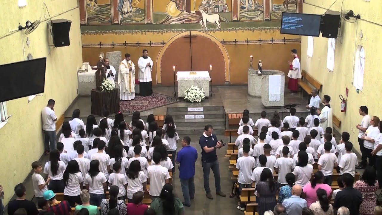 Canto De Ofertorio Para Missa De Primeira Eucaristia Missa De Primeira Eucaristia Paroquia Sao Francisco De Assis 03 10 15 Youtube