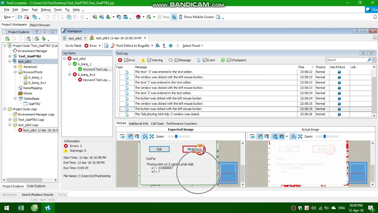 Bugs_05_Demo công cụ kiểm thử tự động Testcomplete - YouTube