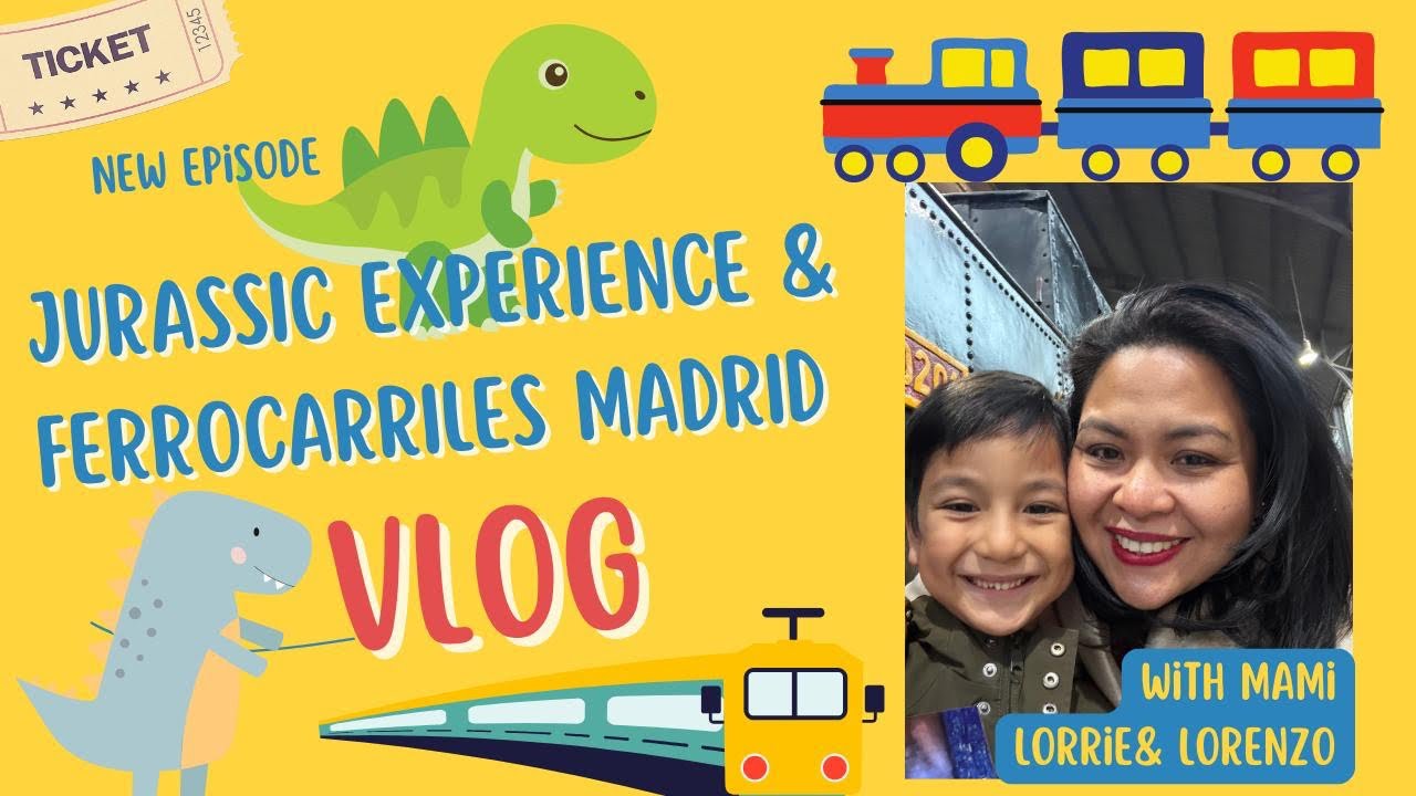 Jurassic Experience & Visit Train Musuem in Madrid