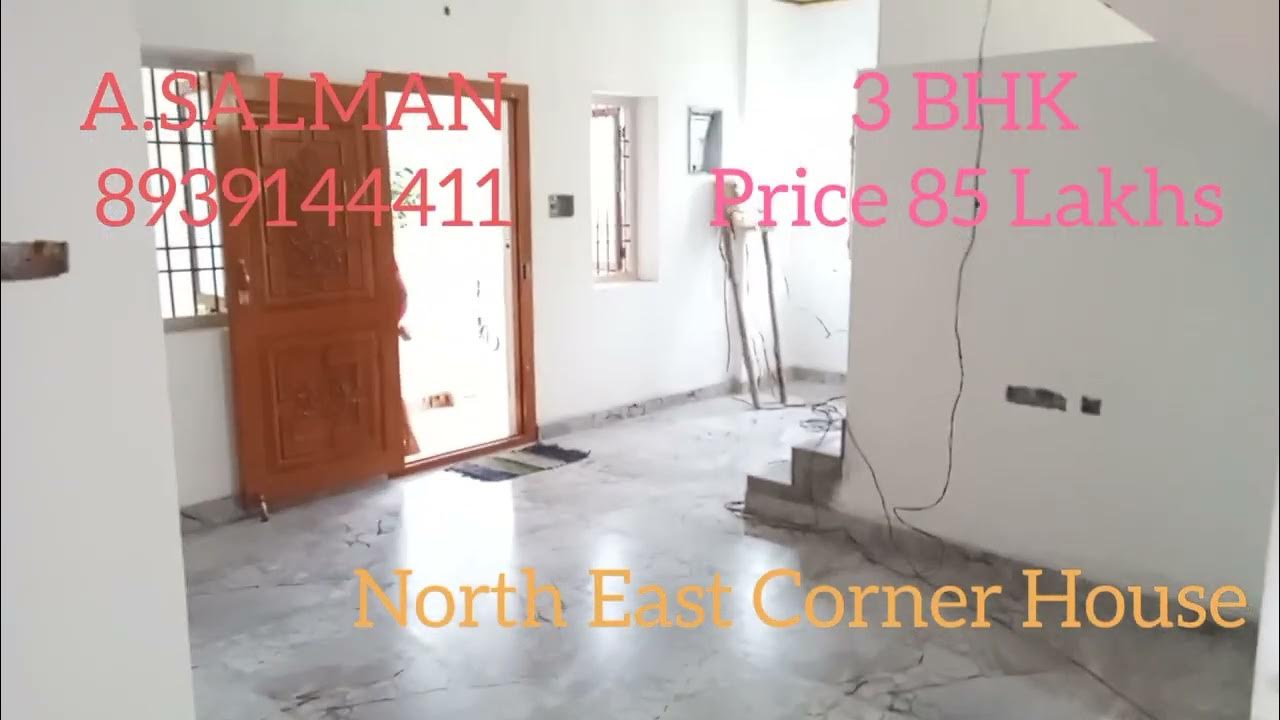 0407.Chennai Super Modern House, 3 BHK, North East Corner House, Near
