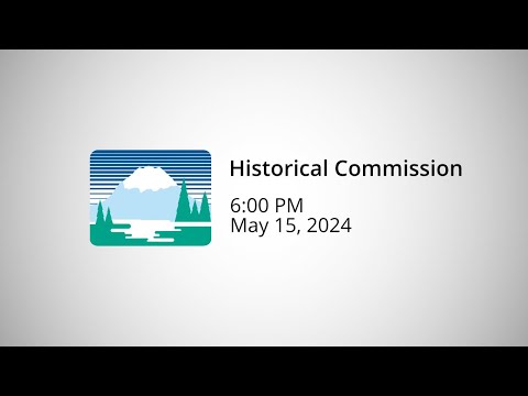 Historical Commission - May 15, 2024