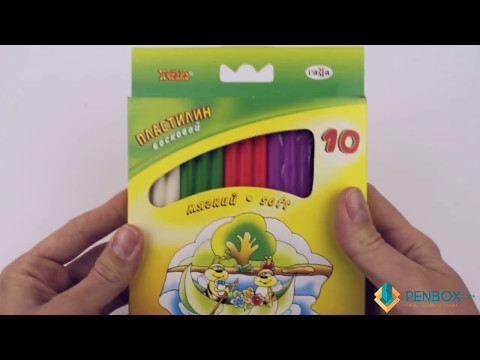 Пластилин восковой "Гамма" Пчелка 10 цветов