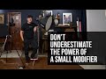 One light one small modifier two beautiful portraits a detailed for beginner photographers