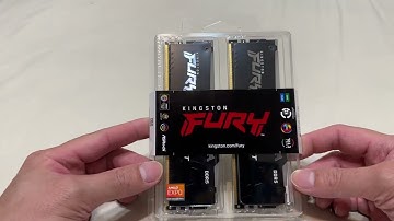 開箱 金士頓 KINGSTON FURY 獸獵者DDR5 記憶體 32Gx2 CL36 頻率6000