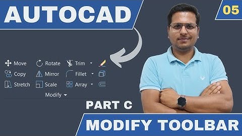 AutoCAD 2024 [Hindi] | Modify Toolbar : Part 3  | Autocad Tutorials For Beginners In Hindi