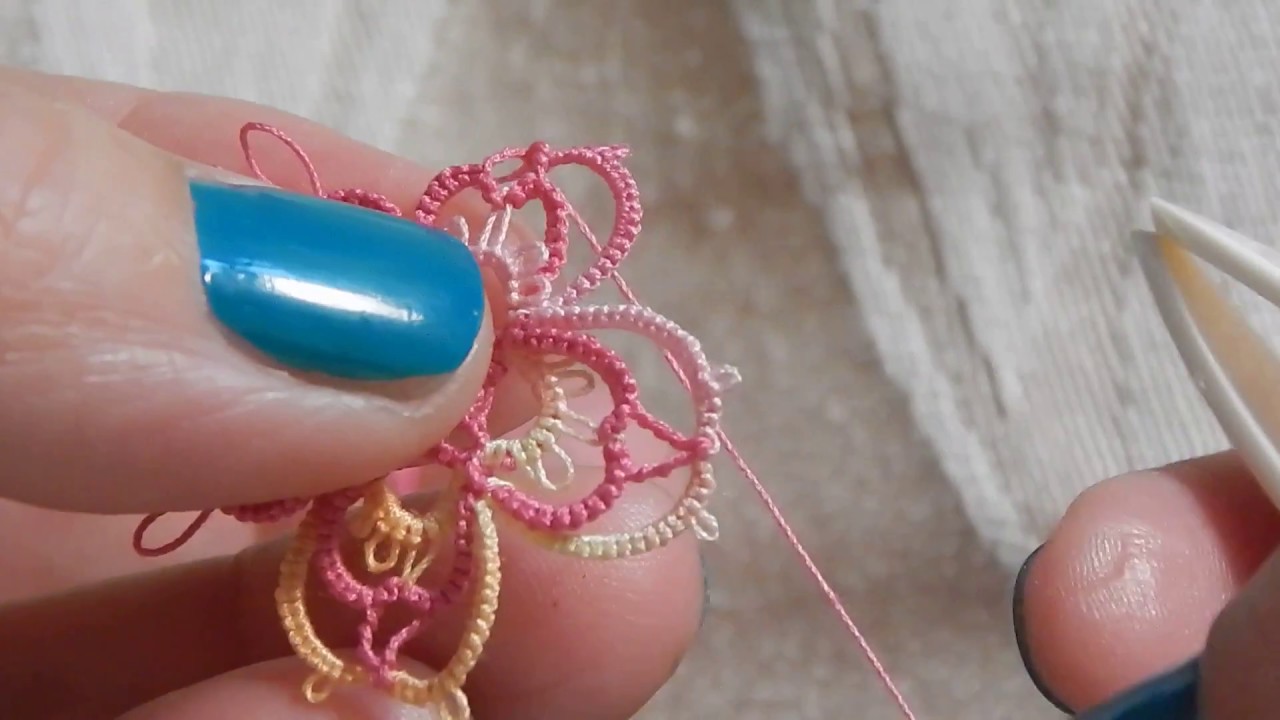 Twisted Picot for tatting lace YouTube
