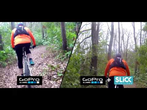 SLICK your mountain bike (Comparison with and without SLICK)