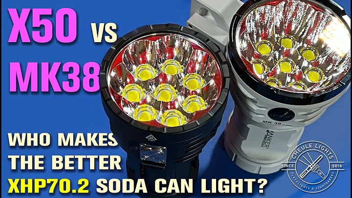 AceBeam X50 vs Manker MK38 - XHP70.2 Shoot out!