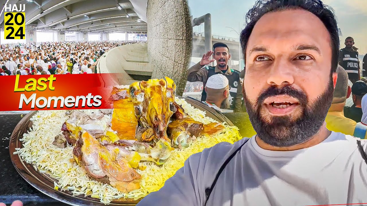 Hajj Last Day, Rami e Jamarat & Tawaf e WIda, Hajj Party Mutton Mandi 😋