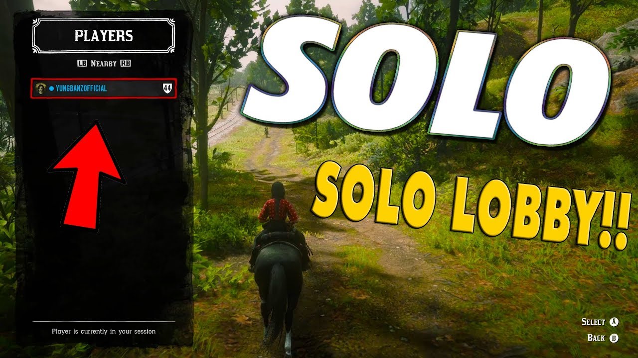 EASY PRIVATE LOBBY IN RED DEAD ONLINE! YouTube