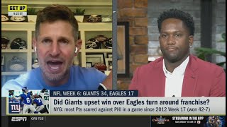 GET UP | Dan Orlovsky break down Giants’ Shocking Win Over Eagles Marks Turning Point for Franchise