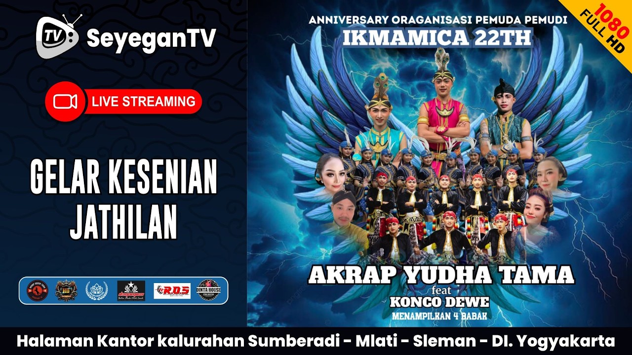 🔴 #LIVE : Jathilan Akrap Yudha Tama ❌ Konco Dewe ❌ Krido Wiromo | Anniversary IKMAMICA 22TH