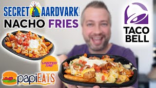 Taco Bell NEW Secret Aardvark Nacho Fries Review