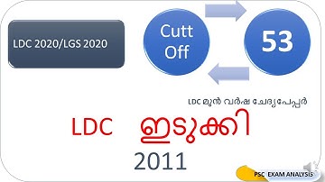 kerala psc ldc 2011 idukki Previous year question papers