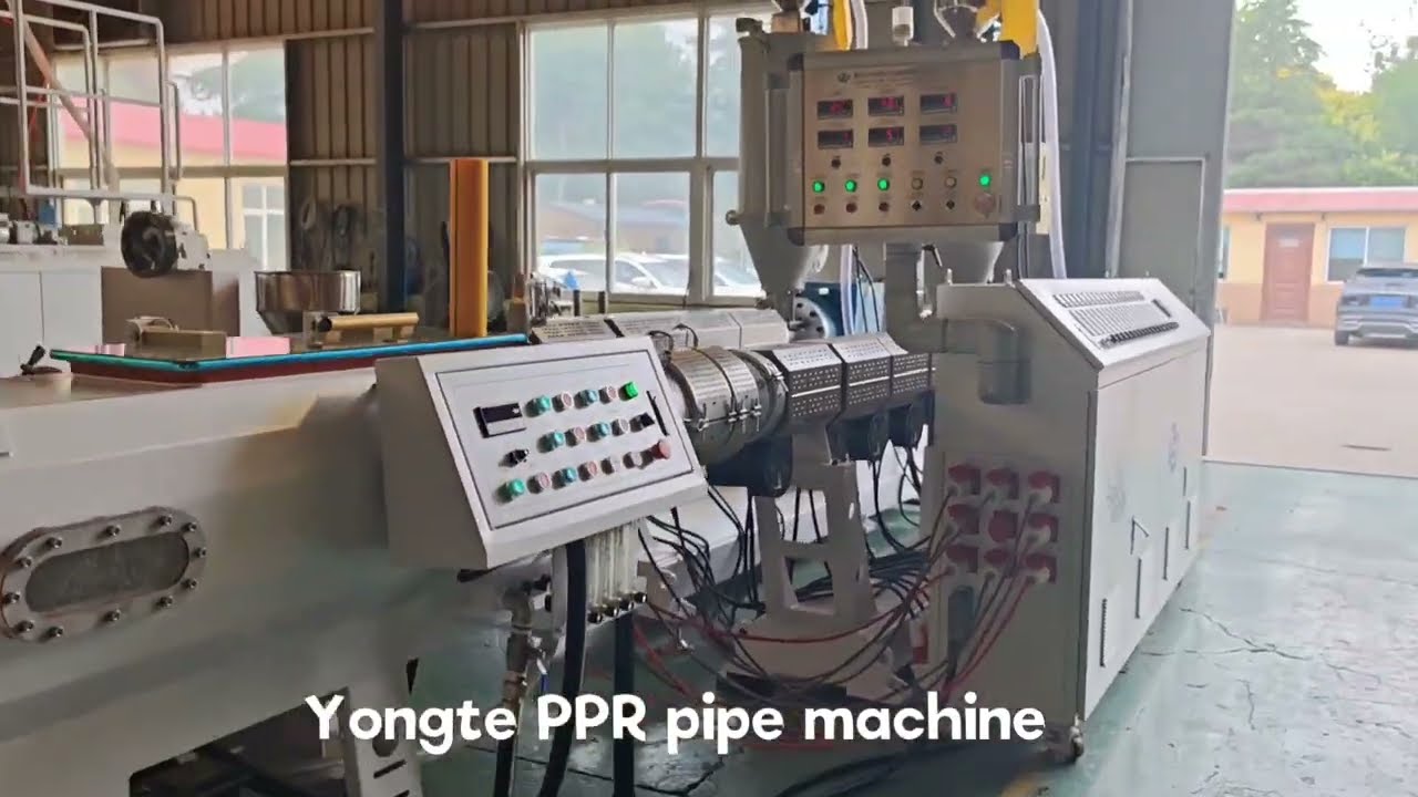 High quality PPR pipe machine is tested with excellent working performance