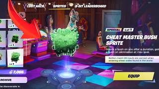 HOW TO GET *CHEAT MASTER BUSH* SPRITE — Fortnite Chapter 7 Season 4