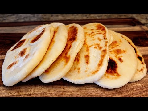 delicious-pita-bread-recipe---homemade-naan-bread-easy!