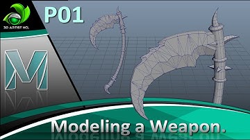 Game Artist | Modeling a Weapon - Part 01 | Game Design