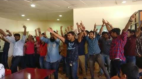 FlashMob@Robosoft, Udupi @teamGAE