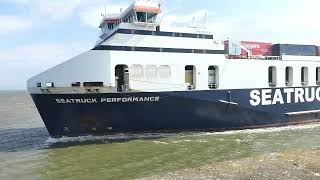 Seatruck Performance departing Heysham for Warrenpoint 31/05/24