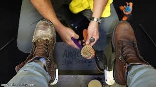 UNBELIEVABLE TRANSFORMATION!!! | Angelo Shoe Shine ASMR