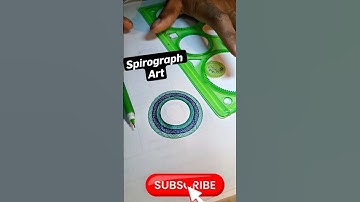 🥰Spirograph Drawing 26 #art #satisfying #spirograph #shorts #asmr#shortsfeed #asmrdrawing #love