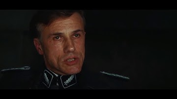 Inglorious Basterds 2009 You are sheltering enemies of the state, are you not? Scene HD