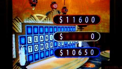 PS2 Wheel of Fortune Run Game 40 Part 2