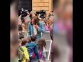 princess Catherine with children warm welcome