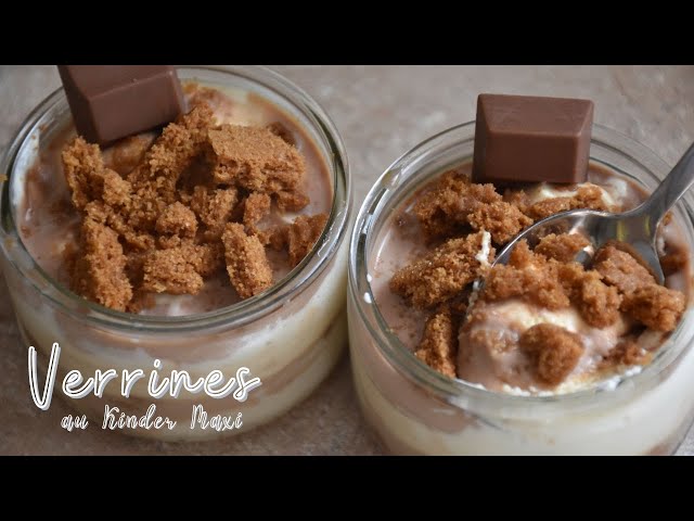 Verrine Kinder Bueno : Recette et montage