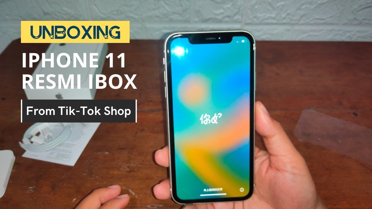 UNBOXING iPhone 11 IBOX || FROM TIKTOK SHOP
