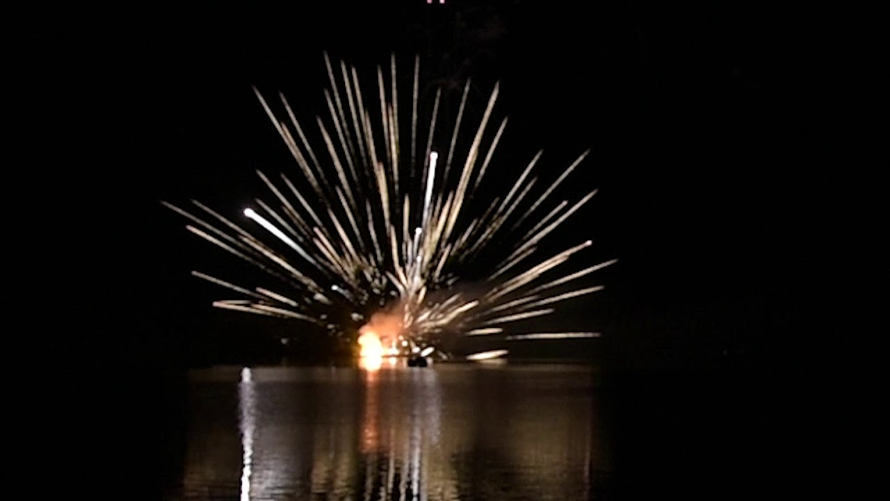 Fireworks Explode on Ground Accident in Rib Lake WI Fireworks Show