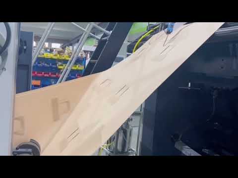 Full Automatic Paper Bag Machine With Flat Handle
