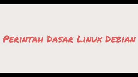 Perintah Dasar Linux Debian dan konfigurasi IP address Linux Debian menggunakan VirtualBox
