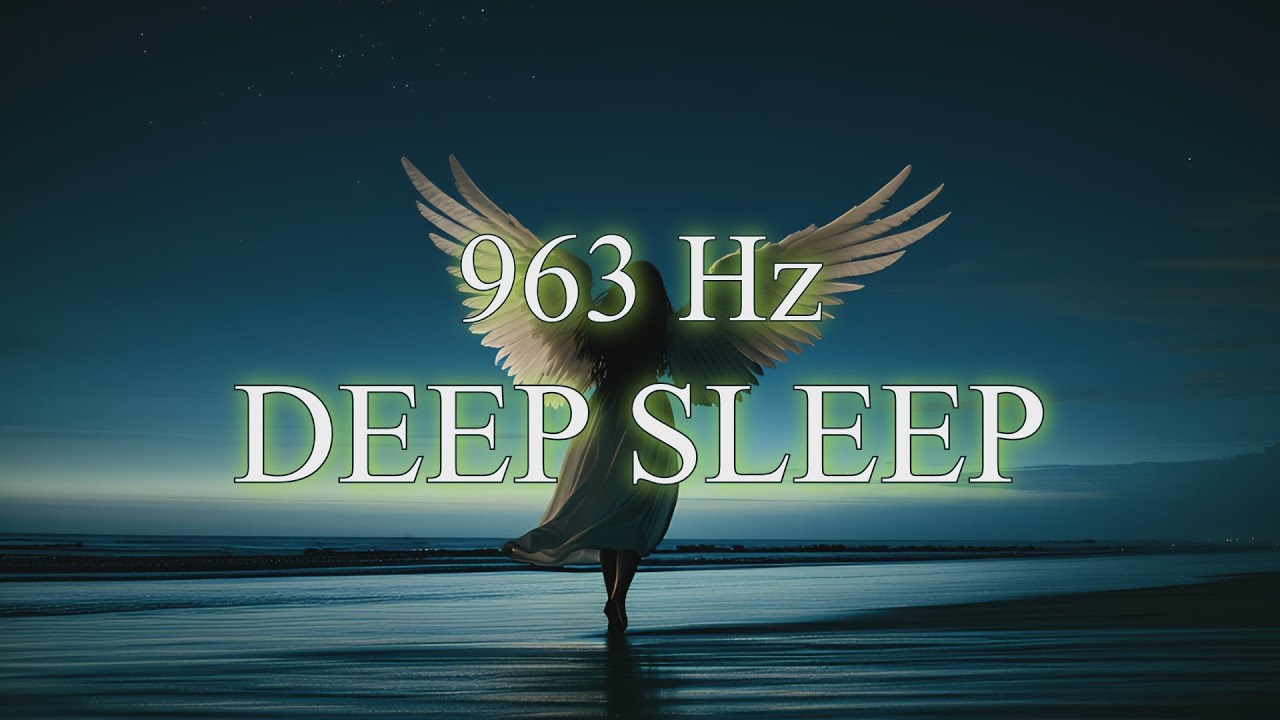 Solfeggio 963 Hz Deep Sleep Music - Meditation and Relax - Black Screen ...